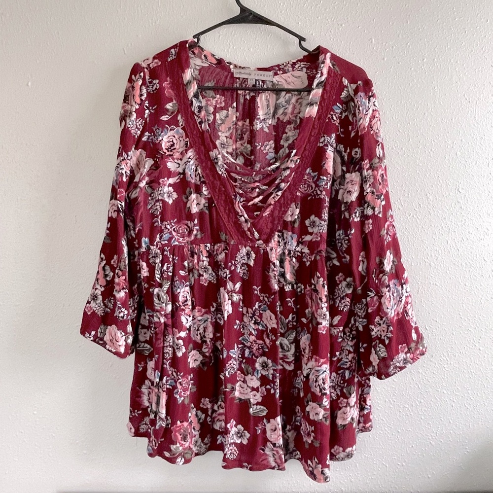 XL Floral Top